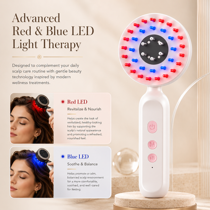 Dermelle 4-in-1 Electric Scalp Massage Comb
