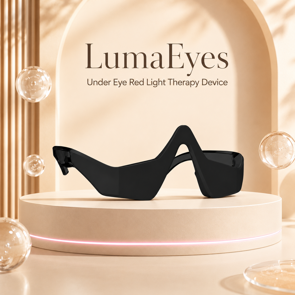 LumaEyes Under Eye Red Light Therapy Device