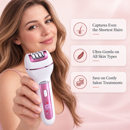 VelvaGlow | 5 in 1 Cordless Epilator