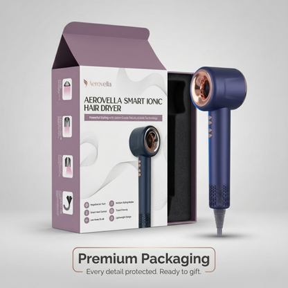 Aerovella Smart Ionic Hair Dryer For Frizz Free Hair