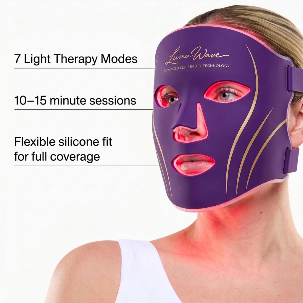 LumaWave | 7-Colour LED Facial Therapy Mask